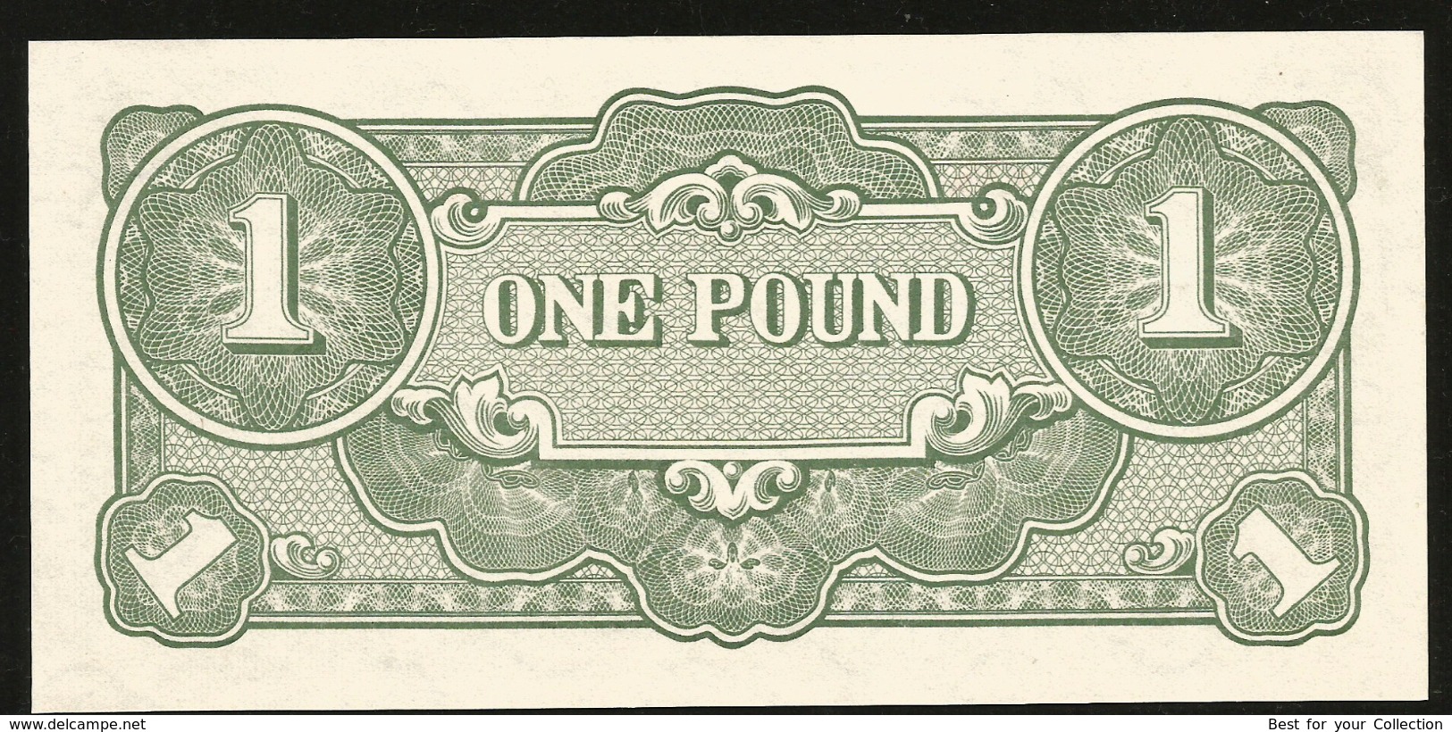 * Oceania 1 Pound 1942 Japanese Occupation !  UNC ! Rare ! #D10-e - Other - Oceania