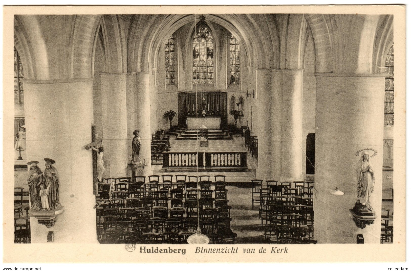 HULDENBERG - Binnenzicht Van De Kerk - Huldenberg