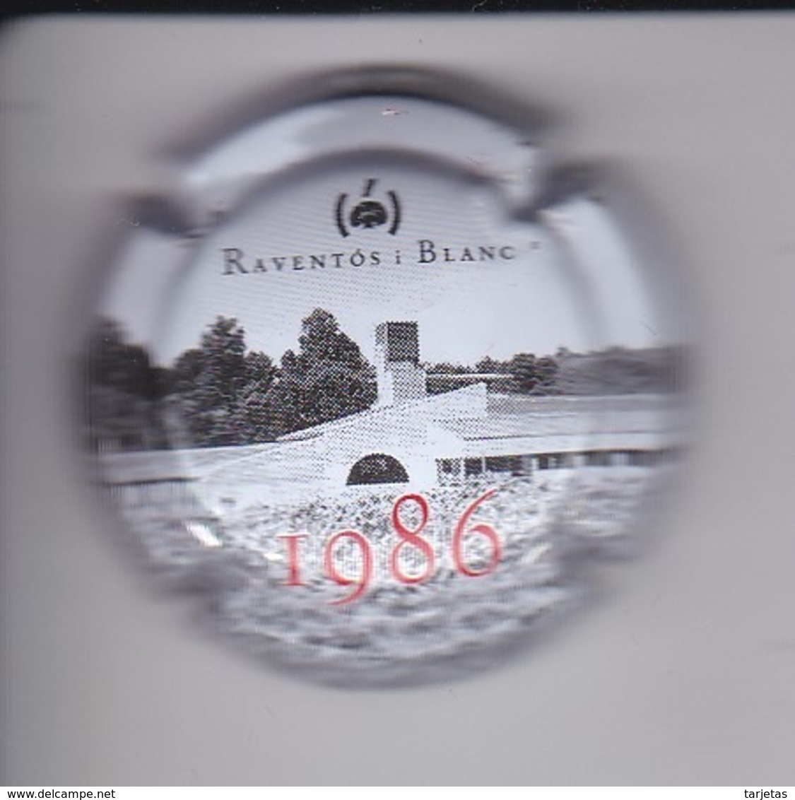 PLACA DE CAVA RAVENTOS I BLANC 1986 NUMEROS GRANDES (CAPSULE) Viader: 7894 - Placas De Cava