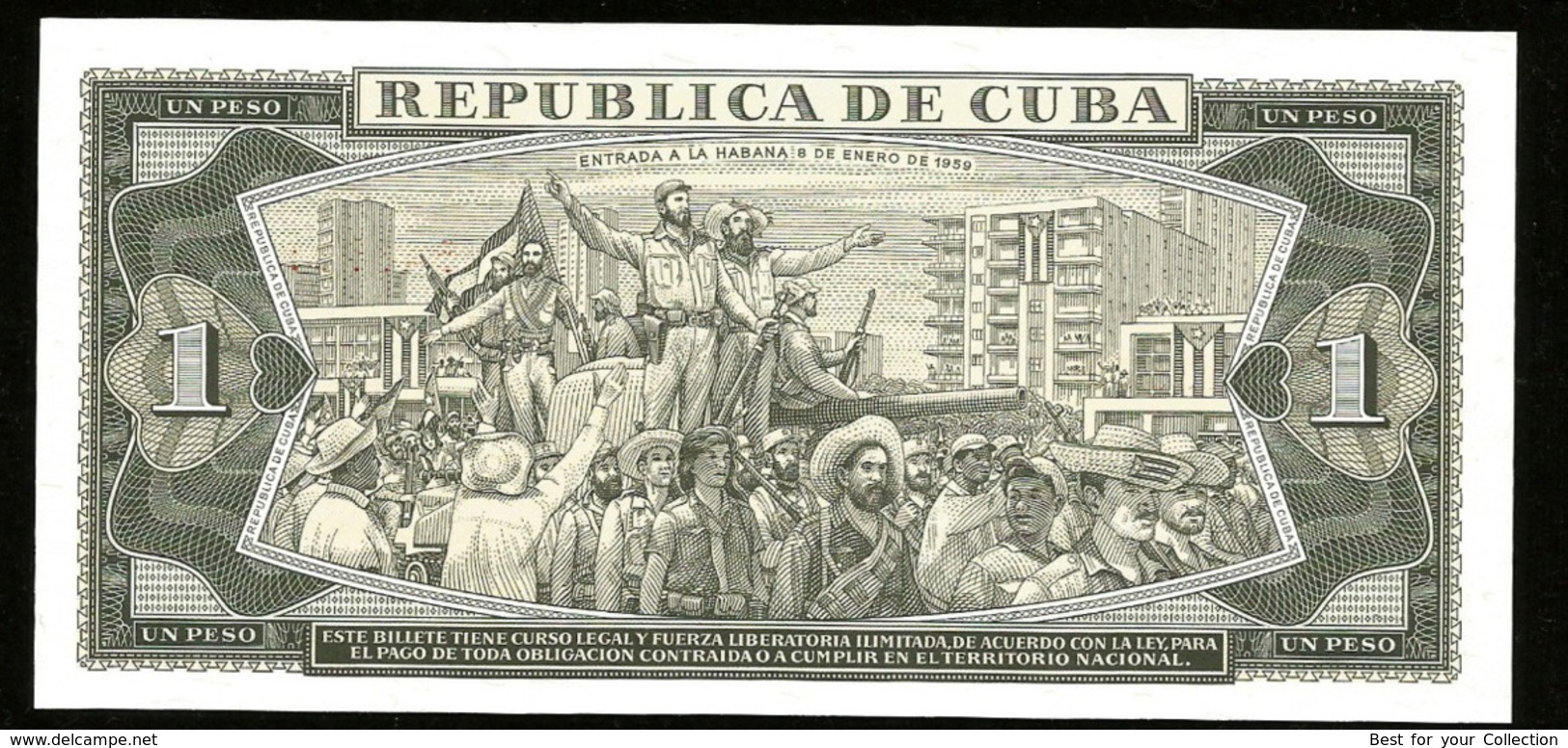 * Cuba 1 3 5 10 20  Pesos 1983 - 1988 ! UNC ! Set 5 Notes #D13 - Cuba