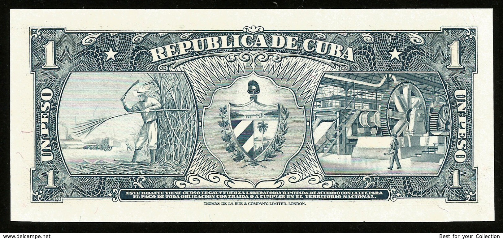 * Cuba 1 Peso 1957  ! UNC ! #D13 - Cuba