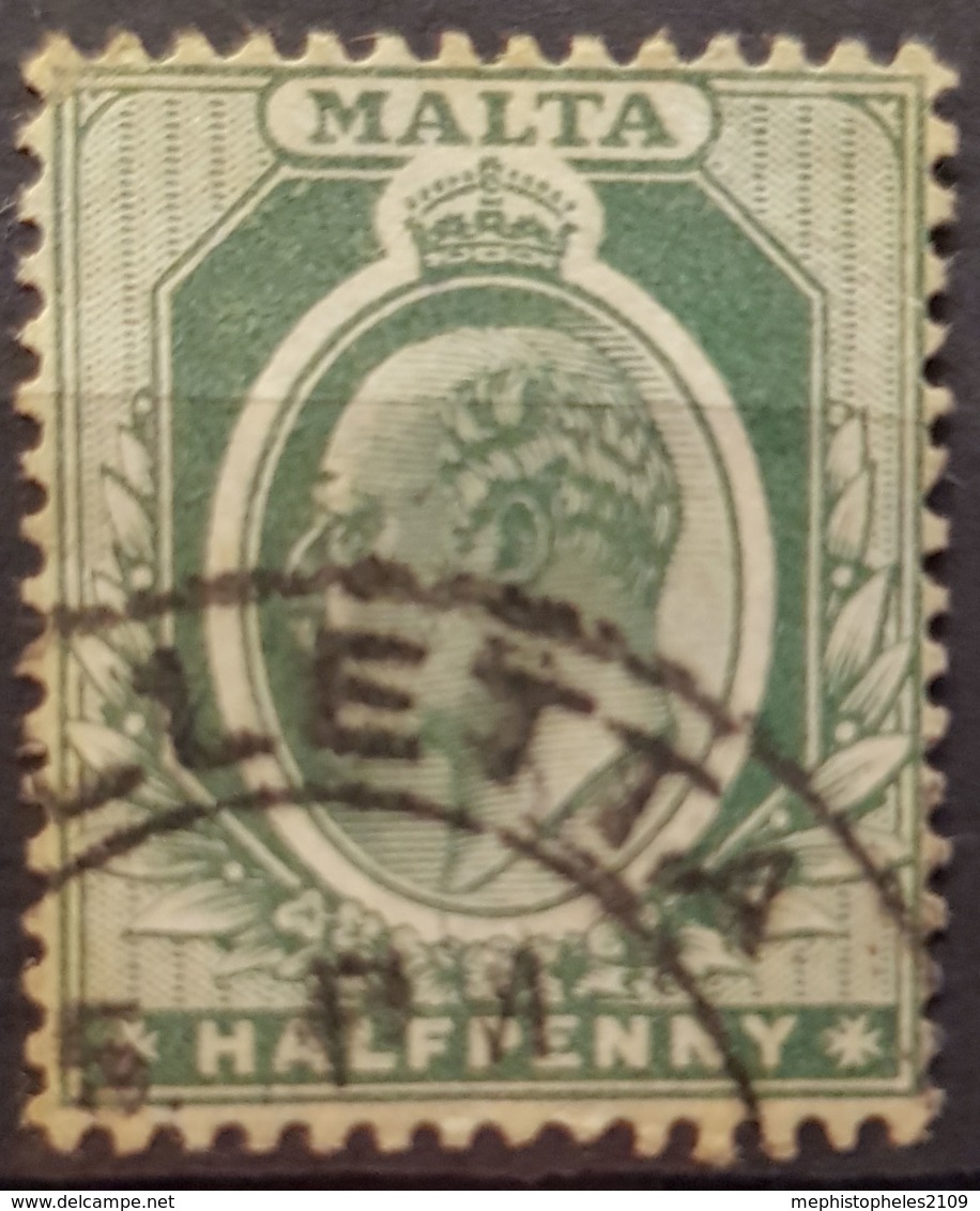 MALTA 1903/04 - Canceled - Sc# 21 - 0.5p - Malte (...-1964)