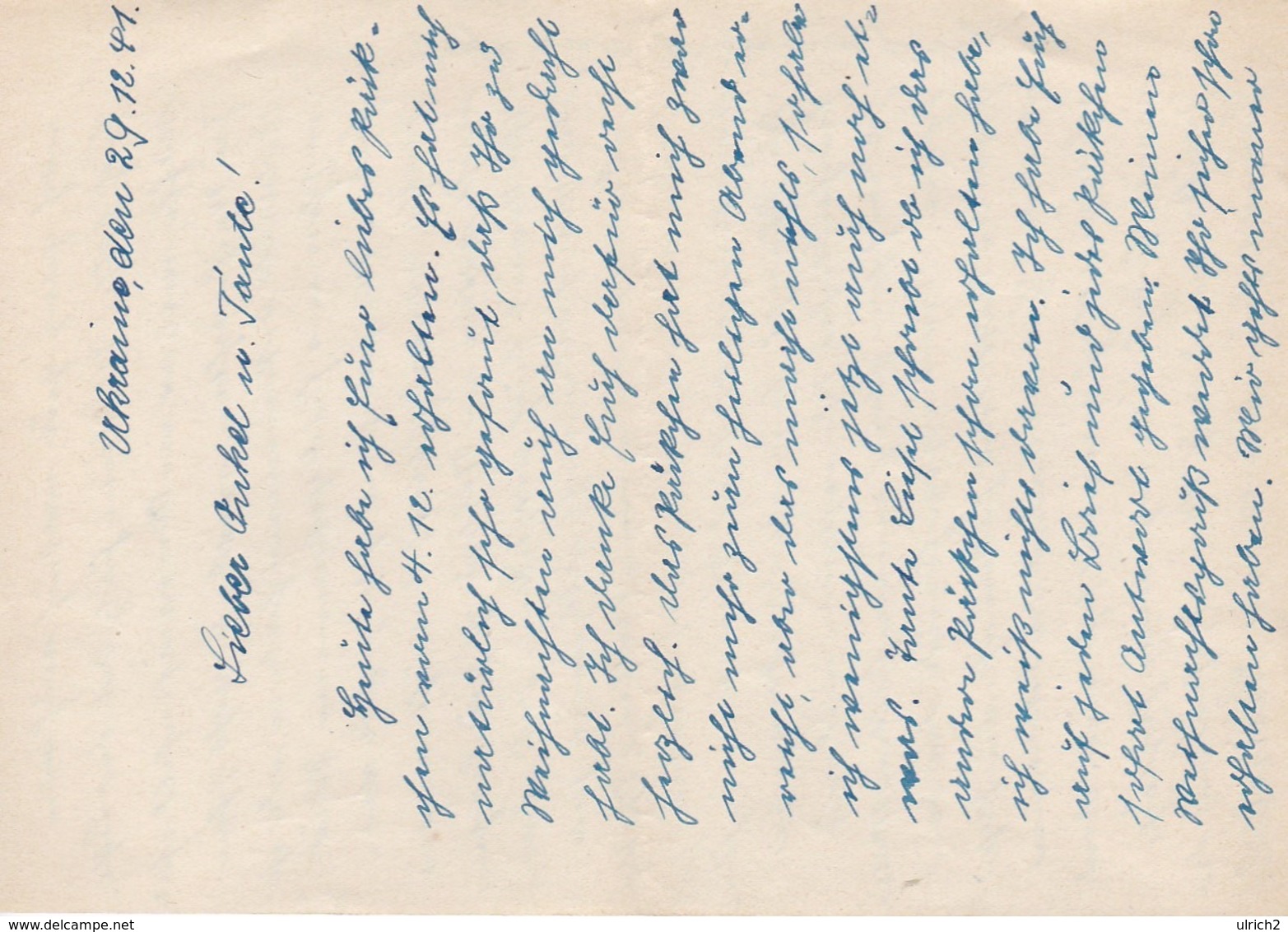 Feldpostbrief Mit Inhalt - FP Nr. 16711 Nach Dachau - 1941 (44700) - Lettres & Documents