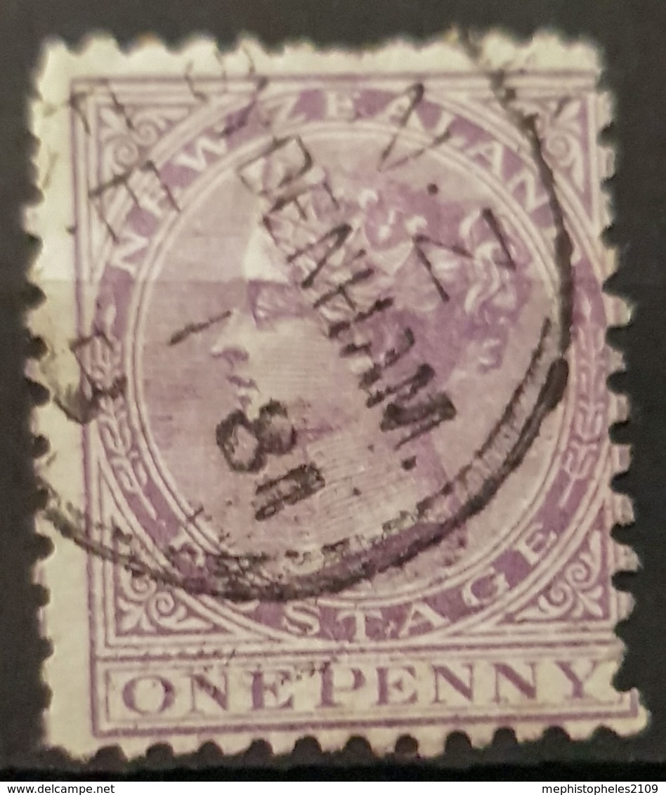 NEW ZEALAND 1878 - Canceled - Sc# 51i - 1p - Perf. 12 X 11 1/2 - Usados