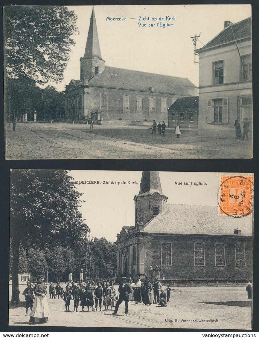 ZK Moerzeke, De Kerk (4 Stuks) - Hamme