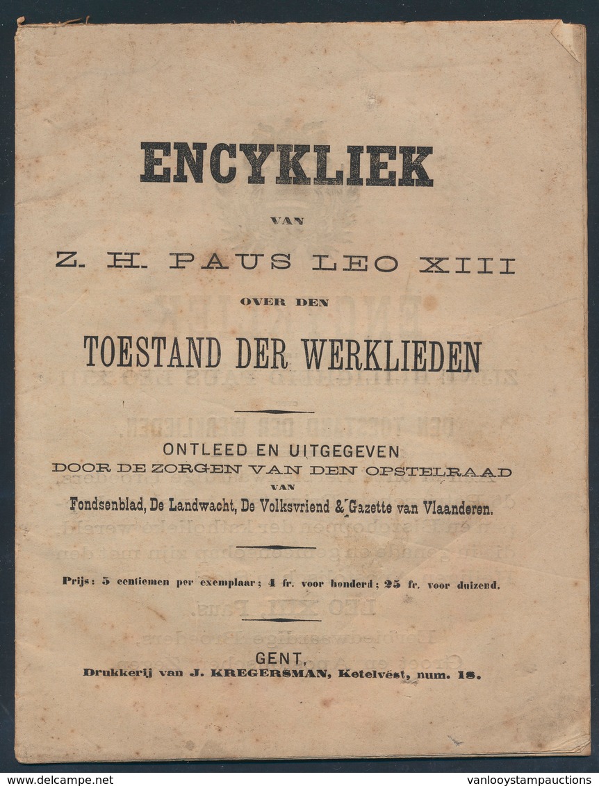 Encykliek Van Z.H. Paus Leo XI - Other & Unclassified