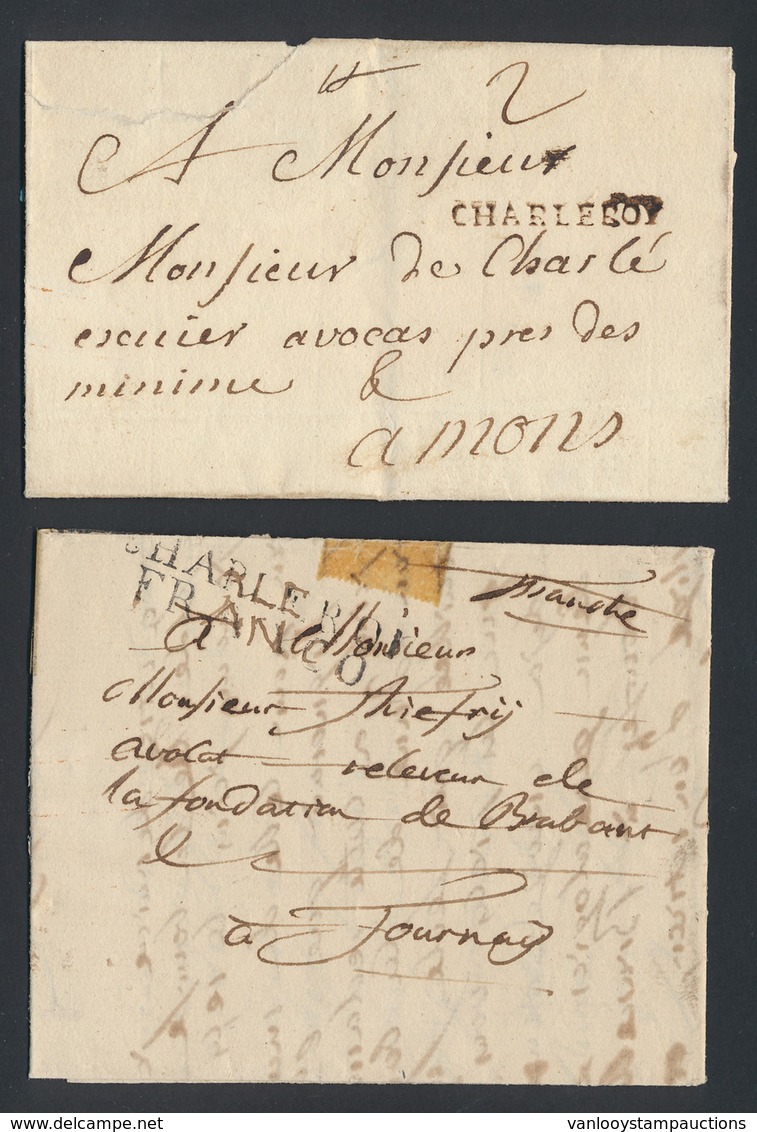 ) +/- 1745, 2 Brieven Uit Charle - Other & Unclassified