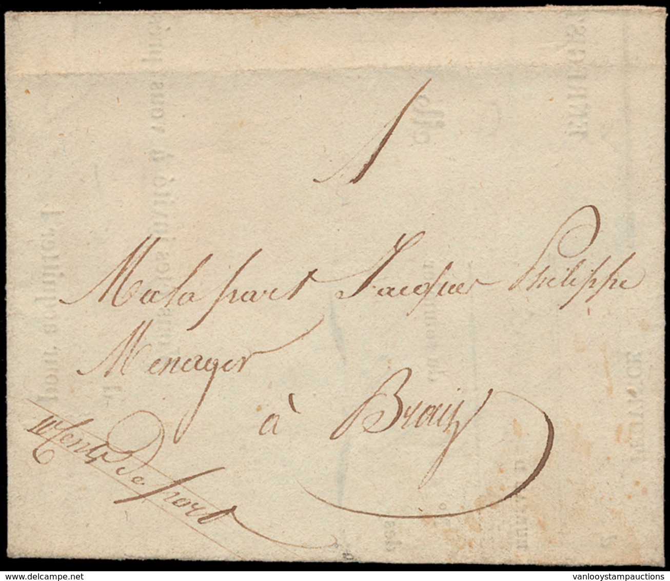) 1834, Voorbedrukt Document Ver - Other & Unclassified