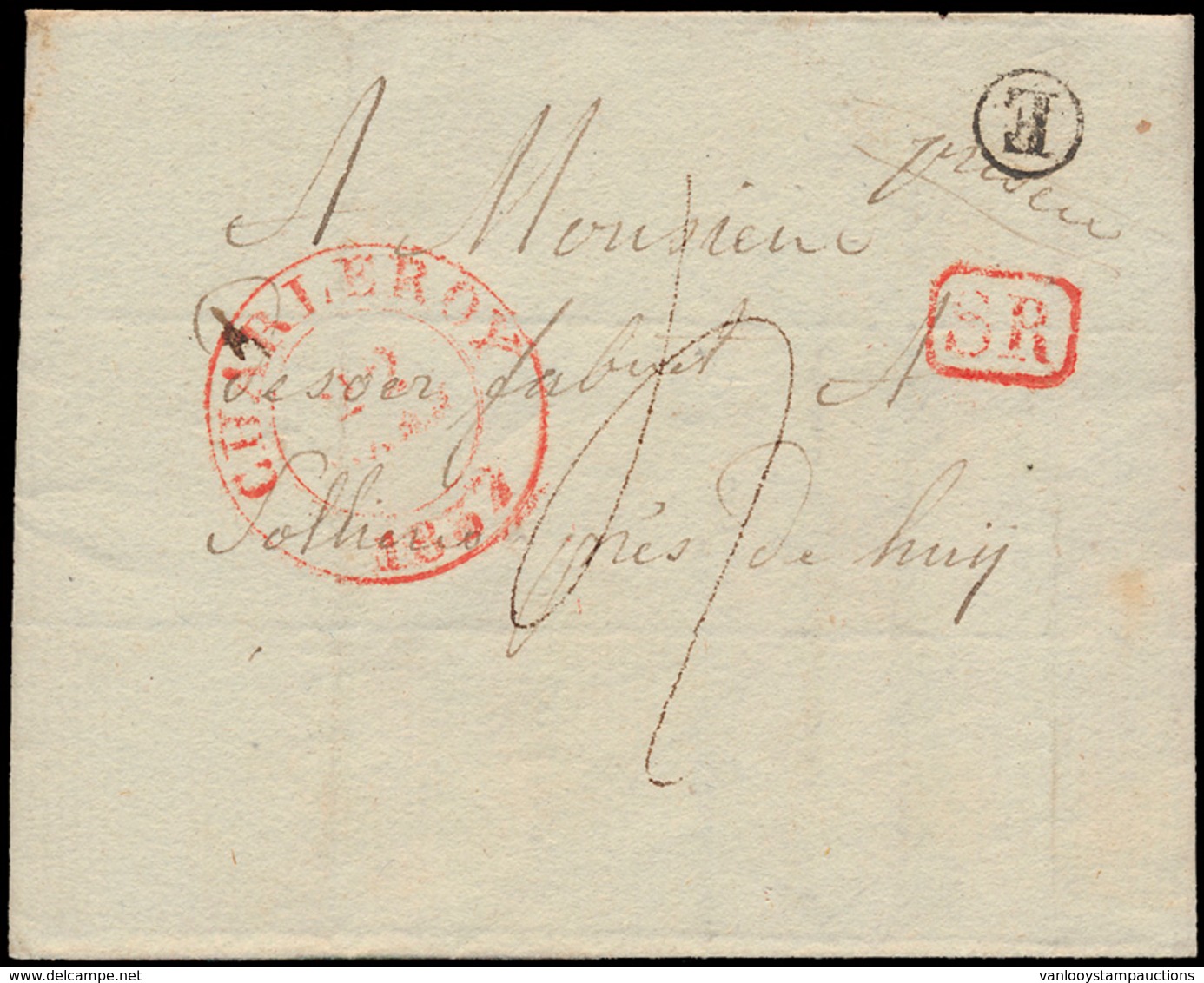 ) 1837, Brief Van Oiseau, Landel - Other & Unclassified