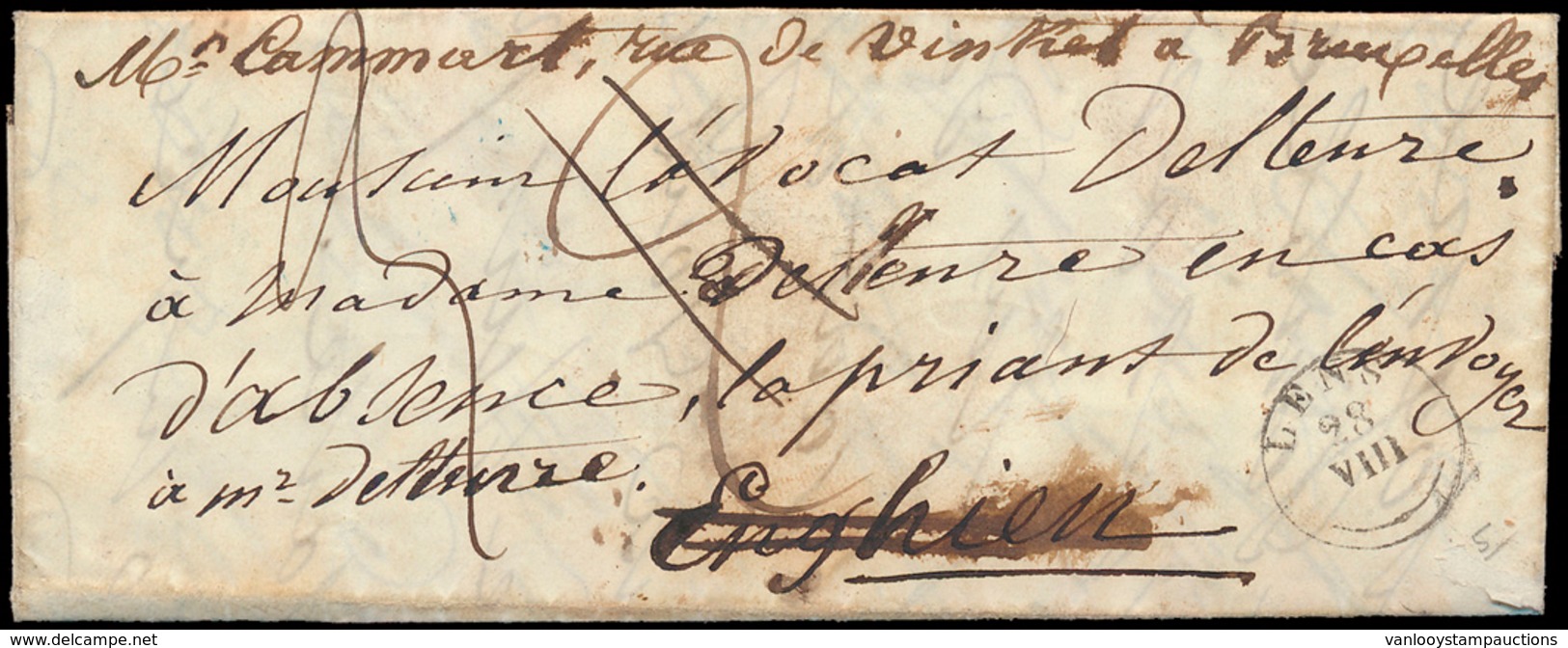 ) 1846, Brief Van Lombise 27 Aug - Other & Unclassified