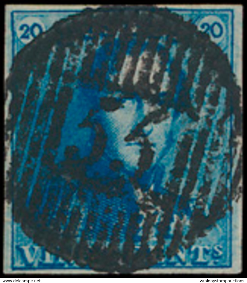 N° 2 'Donkerblauw' Mooi En Reg - 1849 Epaulettes