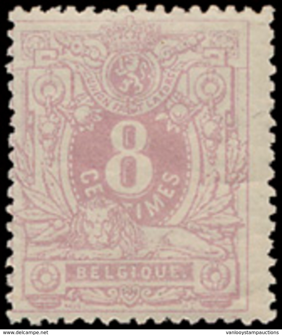 ** N° 29 '8 Cent. Violet' Fris Va - 1869-1883 Leopold II