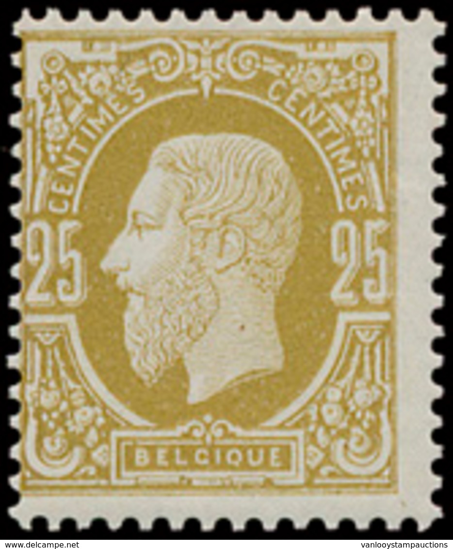 ** N° 32 B '25 Cent. Olijf' Fris - 1869-1883 Leopold II