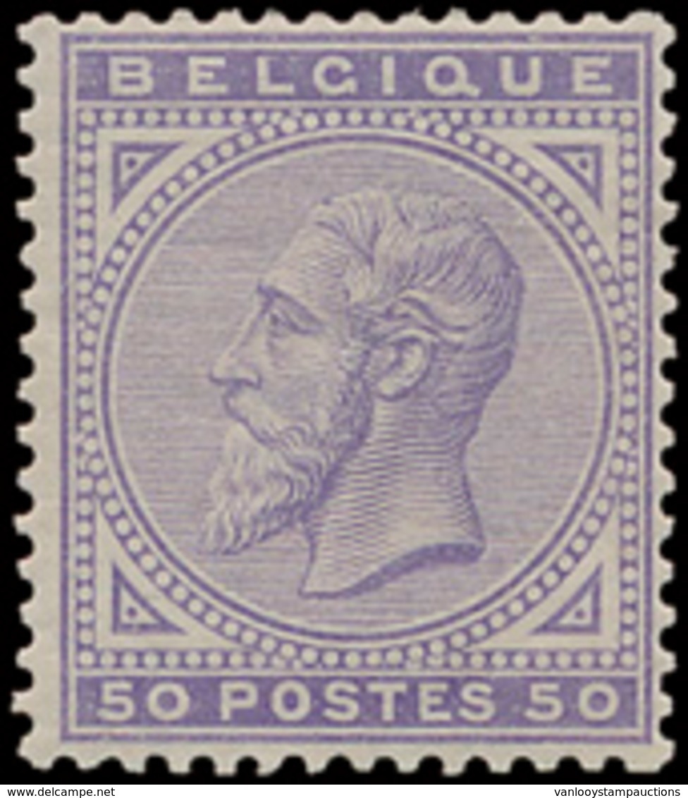 * N° 38/41 'Volledige Reeks' W.o - 1869-1883 Leopold II