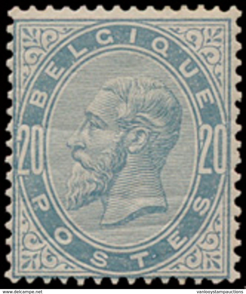 ** N° 39 '20c Parelgrijs' Zm (OBP - 1869-1883 Leopold II.