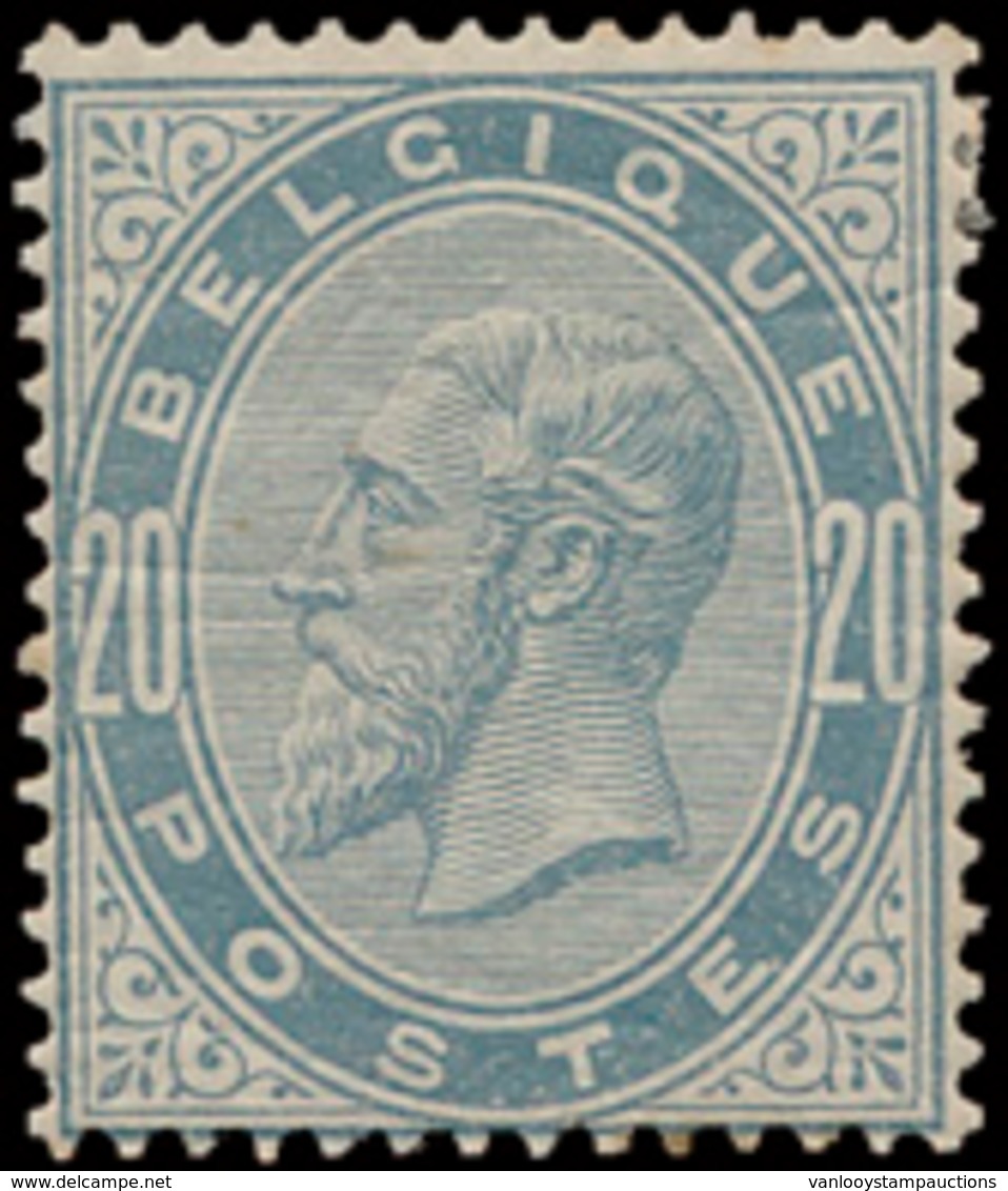 * N° 39 '20c Parelgrijs' Zm (OBP - 1869-1883 Leopold II