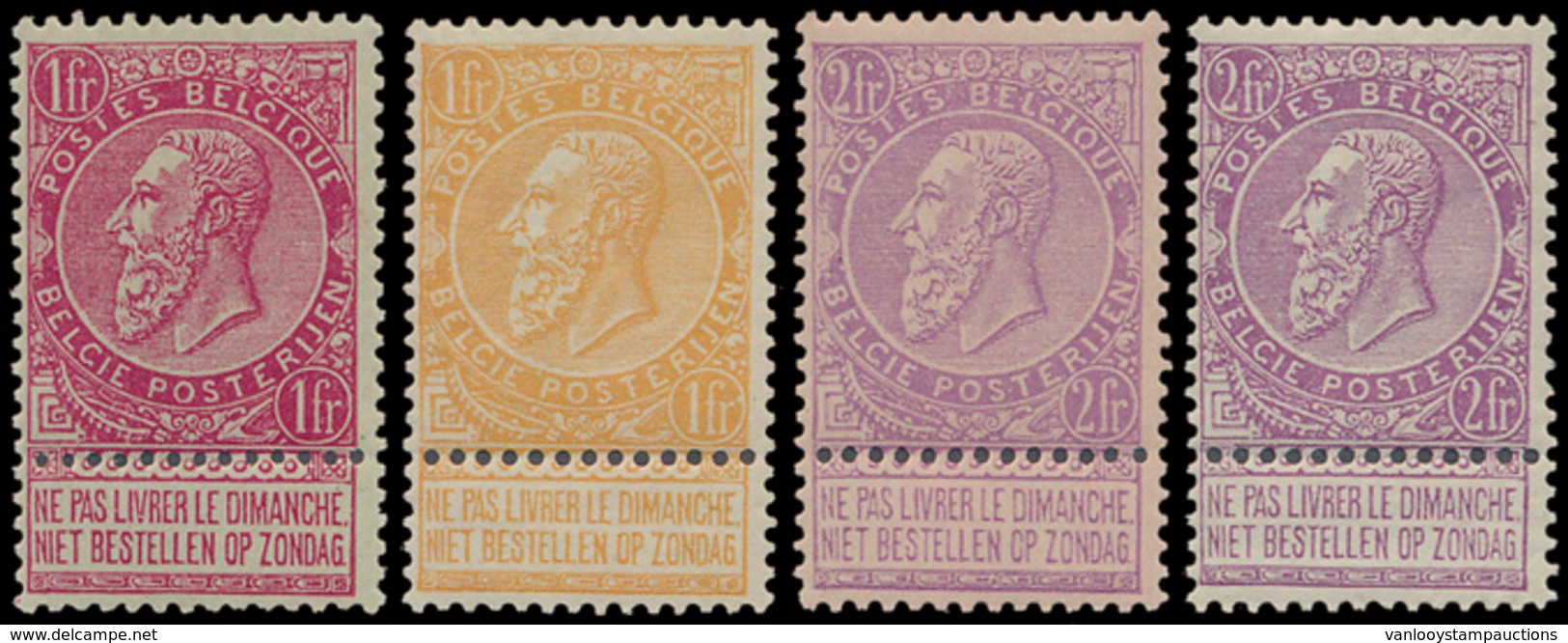 ** N° 53/67 'Volledige Reeks' Met - 1893-1900 Schmaler Bart