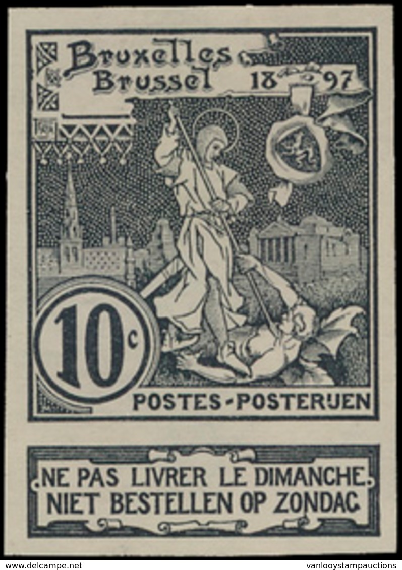 Type N° 71/72, 2 Proefdrukken - 1894-1896 Exhibitions