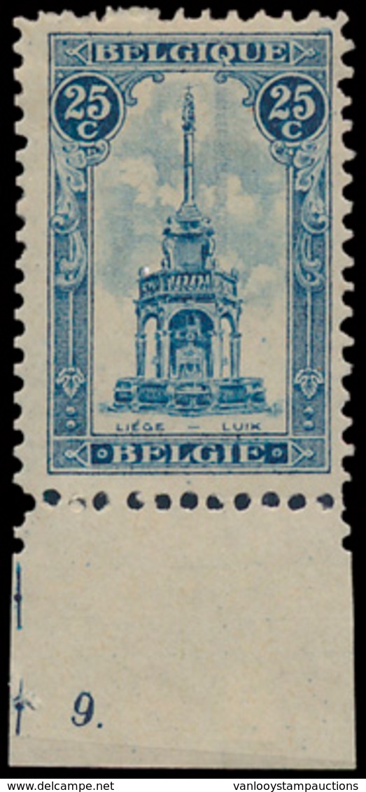 * N° 164, Met Plaatnr. 9, Zm. - Unused Stamps