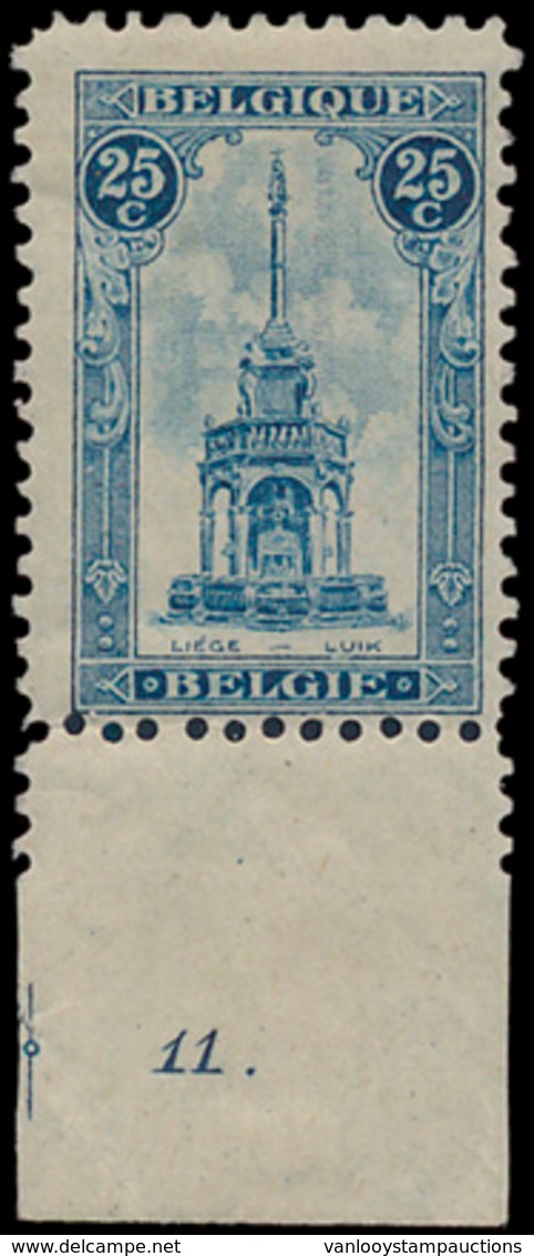 * N° 164, Met Plaatnr. 11, Zm. - Unused Stamps