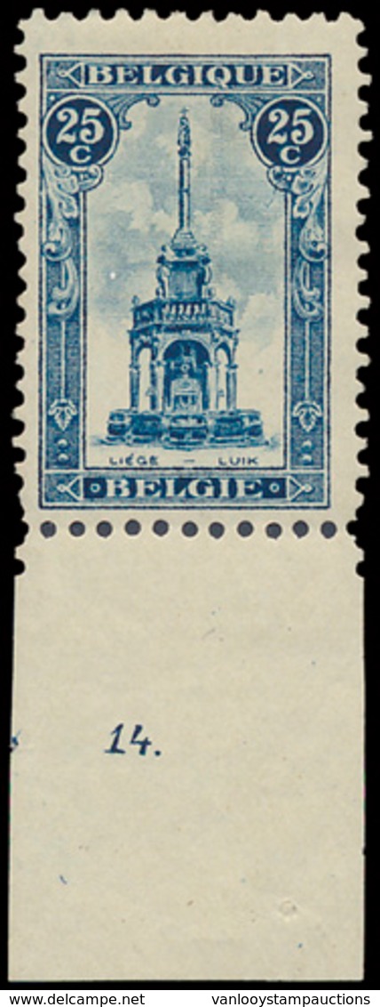 * N° 164, Met Plaatnr. 14, Zm. - Unused Stamps