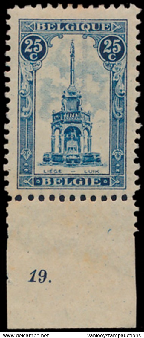 * N° 164, Met Plaatnr. 19, Zm. - Unused Stamps