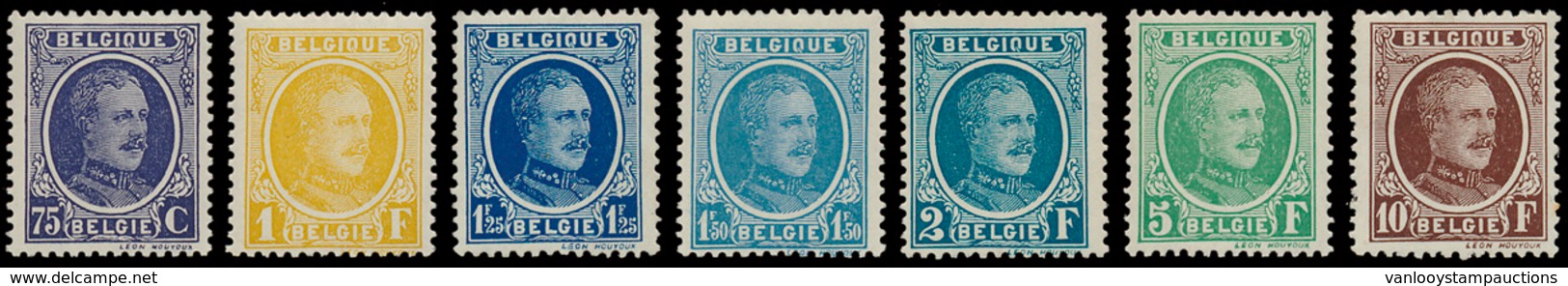 ** N° 190/210 'Volledige Reeks', - 1922-1927 Houyoux