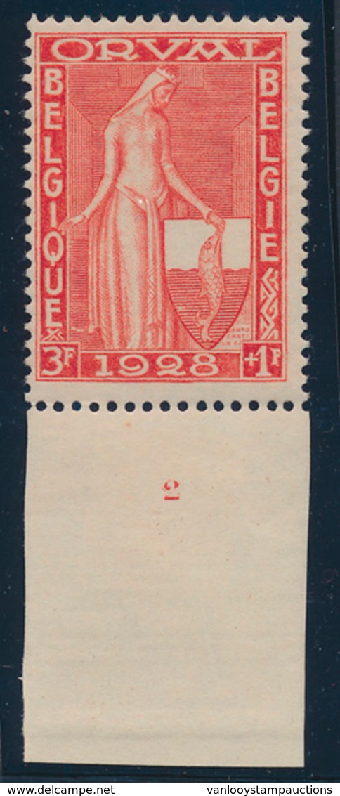 * N° 264 '3F Oranje', Plaatnr. 2 - Unused Stamps