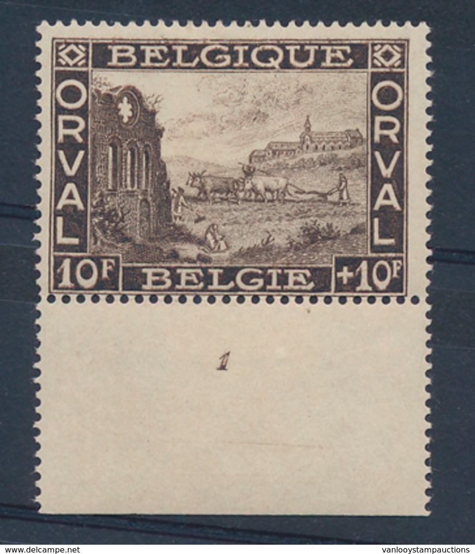 * N° 266 '10F Zwartsepia', Plaat - Unused Stamps