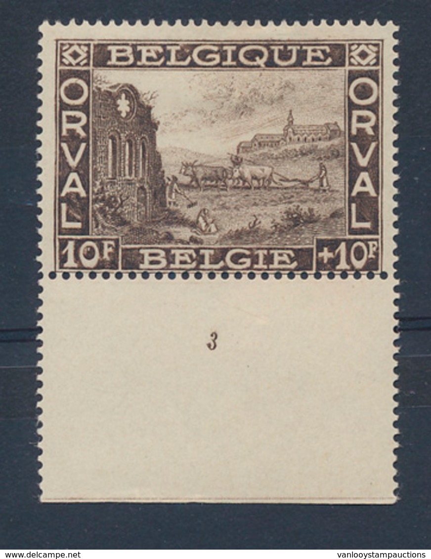 * N° 266 '10F Zwartsepia', Plaat - Unused Stamps