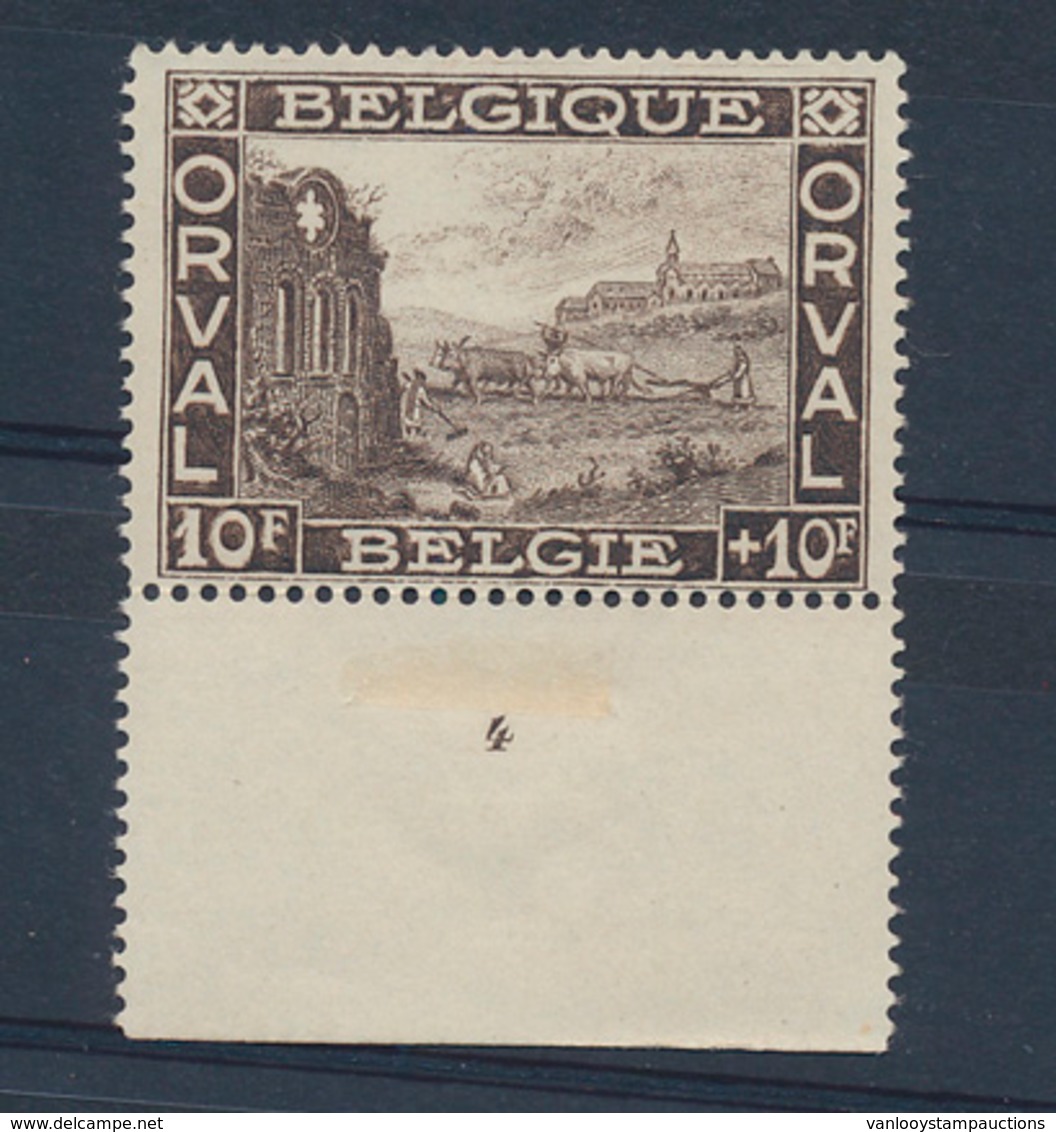 ** N° 266 '10F Zwartsepia', Plaat - Unused Stamps