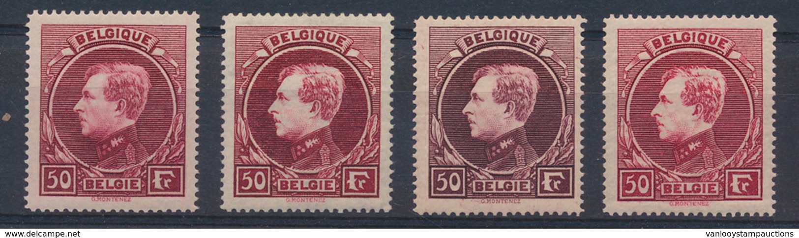 ** N° 291A, B, C En D '50 Fr' Moo - 1929-1941 Big Montenez