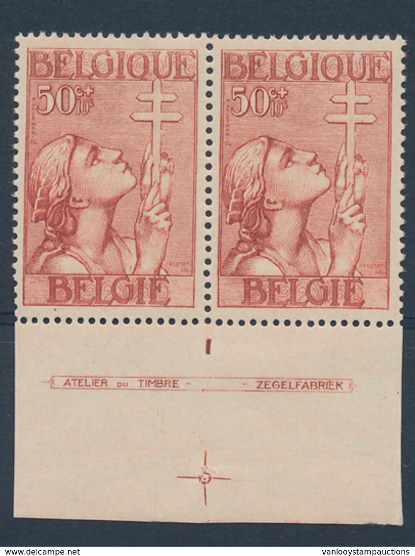 * N° 379 '50c Geelbruin' (in Paa - Unused Stamps