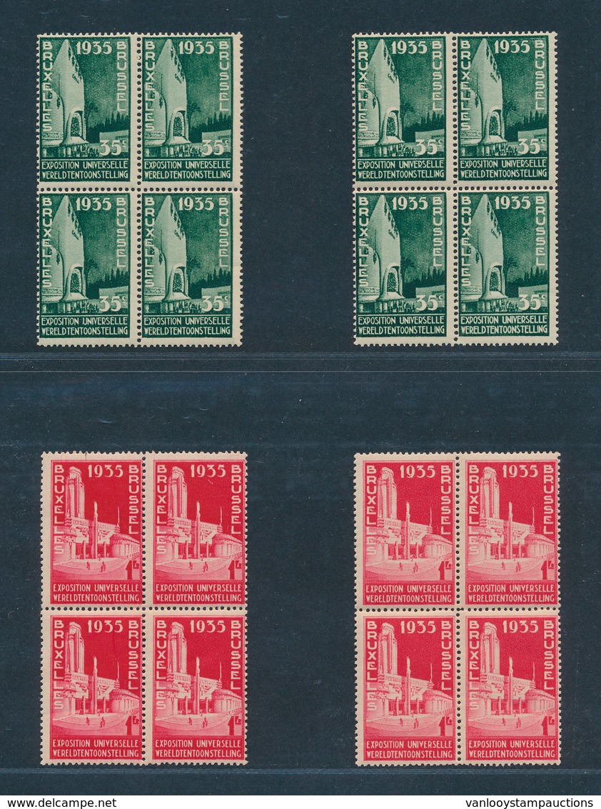 ** N° 386/89' (2x In Blok Van 4), - Unused Stamps