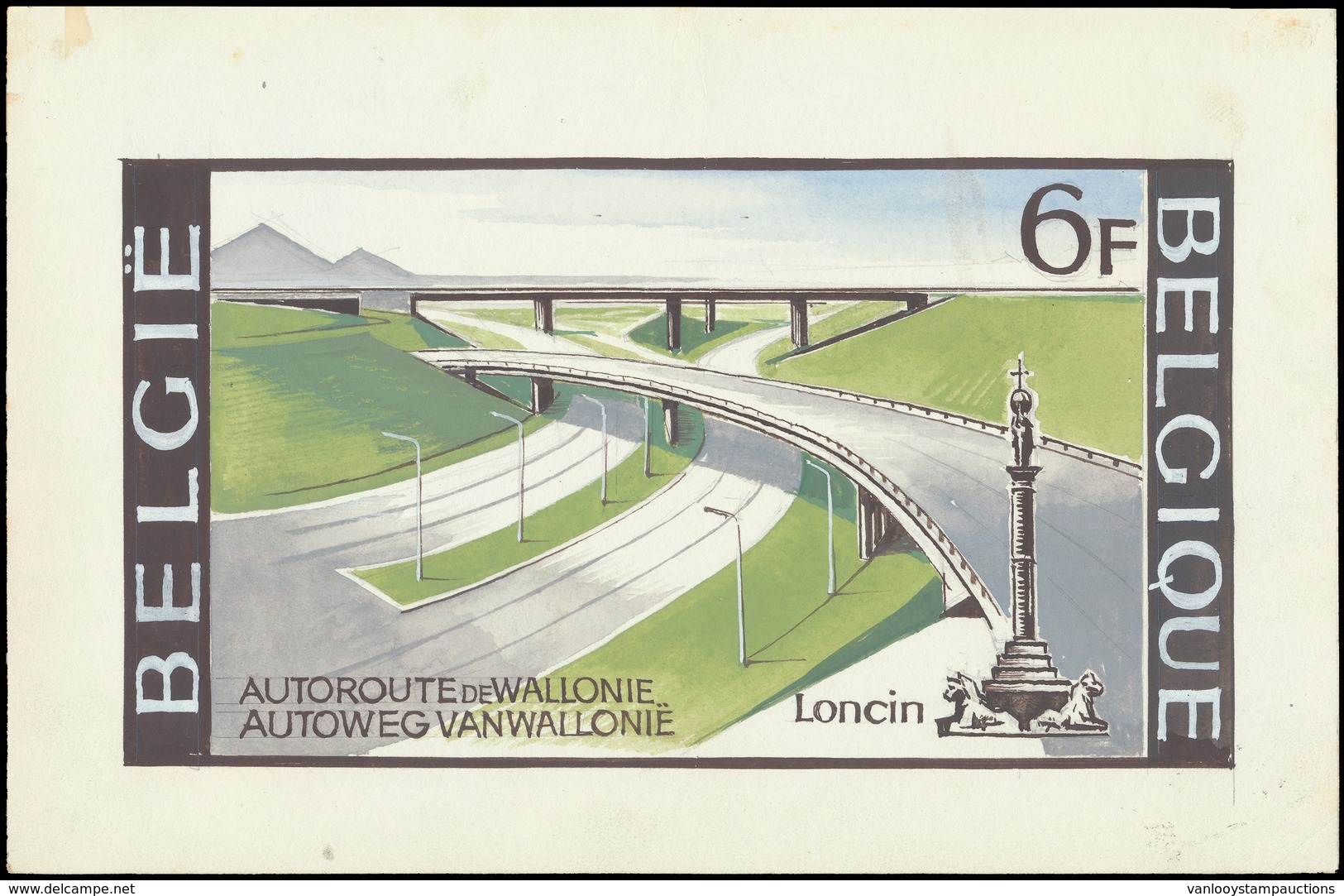 Type N° 1515 'Autoroute De Wal - Proofs & Reprints