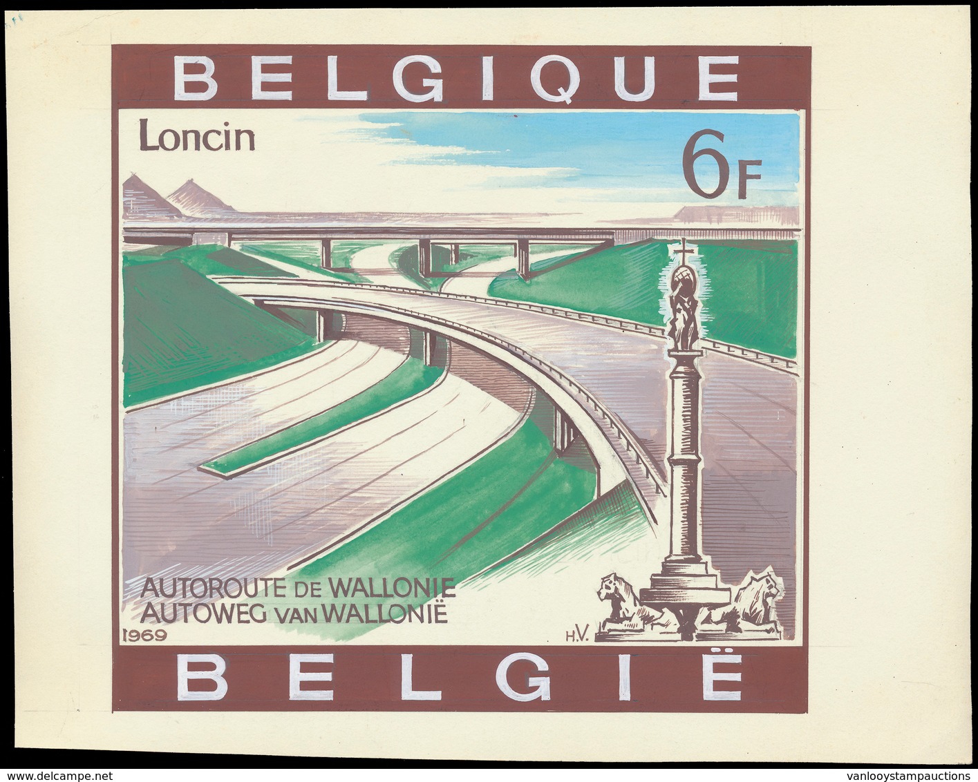 Type N° 1515 'Autoroute De Wal - Proofs & Reprints