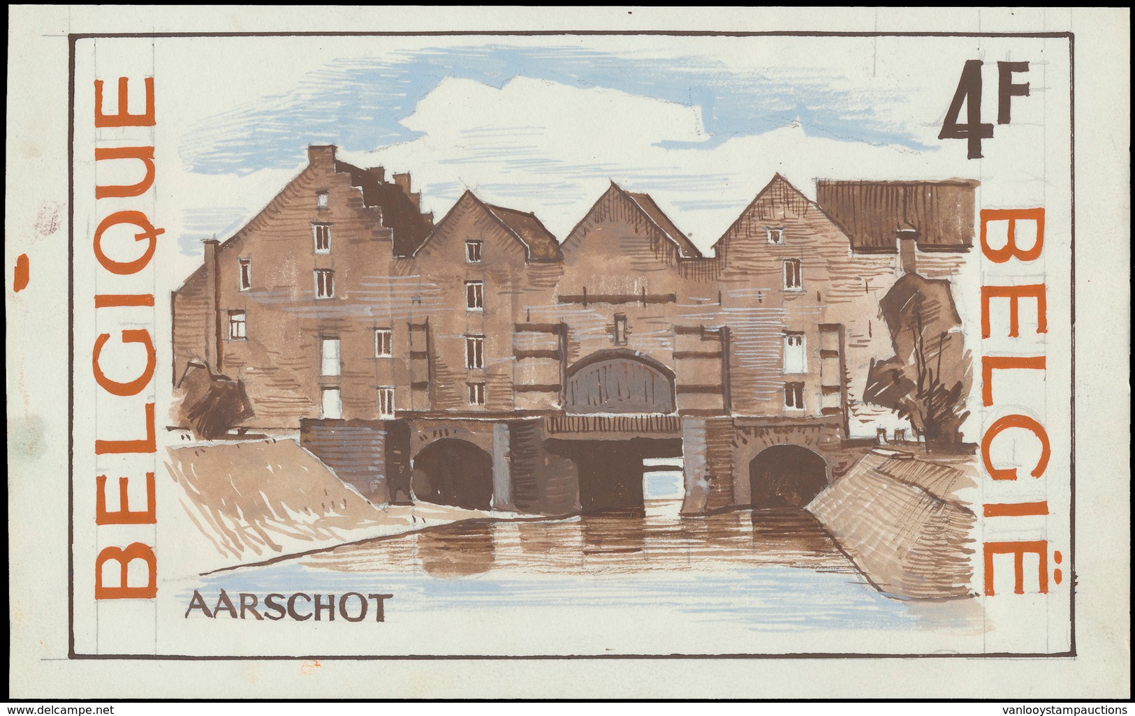 Type N° 1734 'Aarschot' Niet A - Proofs & Reprints