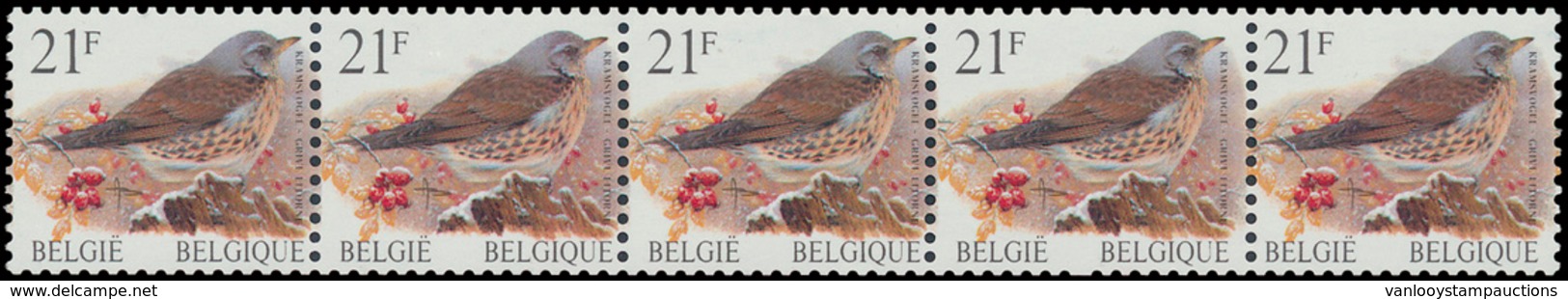 ** R 89a 'rolzegel, Kramsvogel 21 - 1985-.. Birds (Buzin)