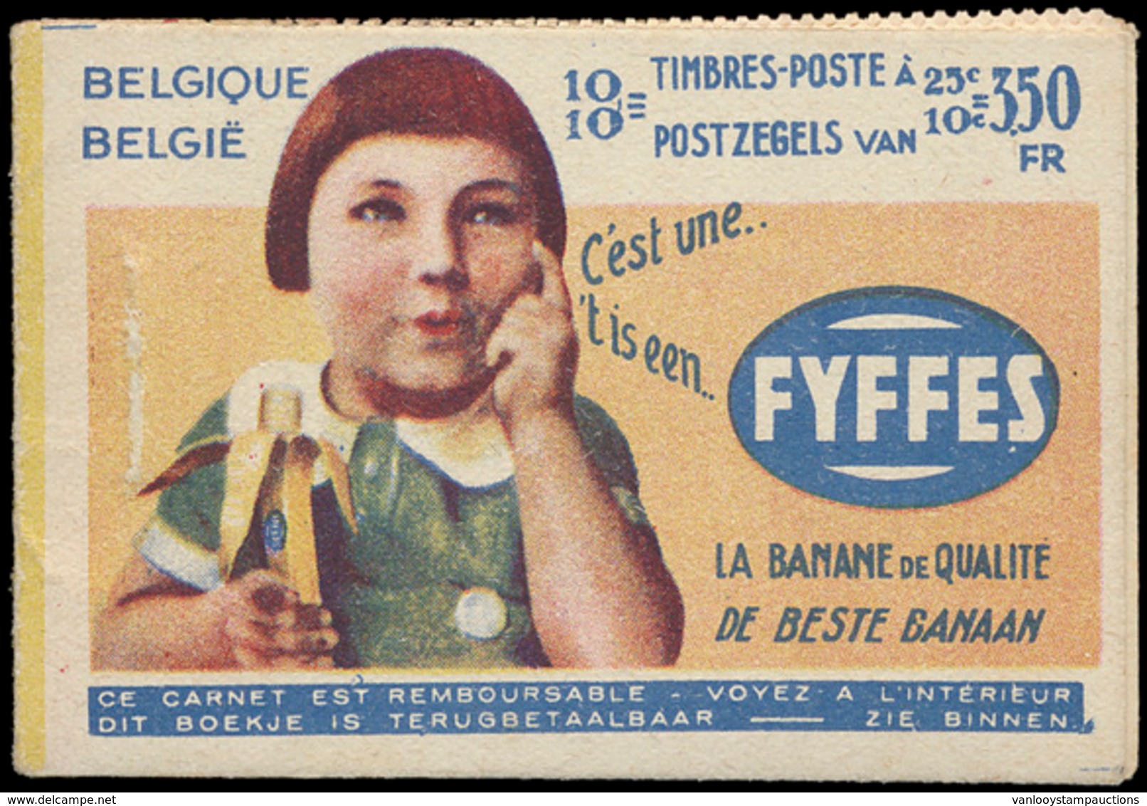 ** A 30 'Cérès 3,50Fr' Kaftje Met - 1907-1941 Old [A]