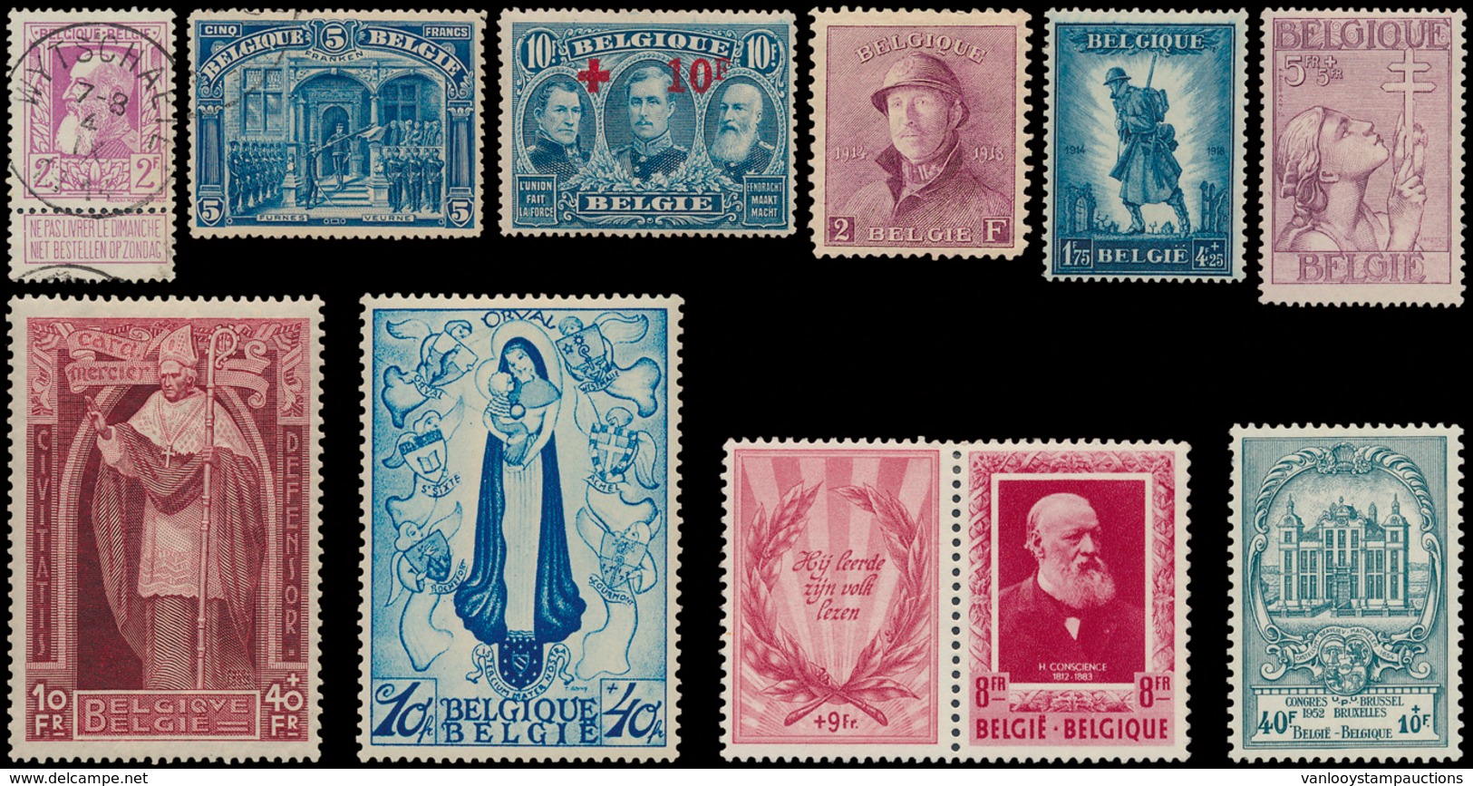 **/*(*)/0 1851/1958, Verzameling In Oude - Collections