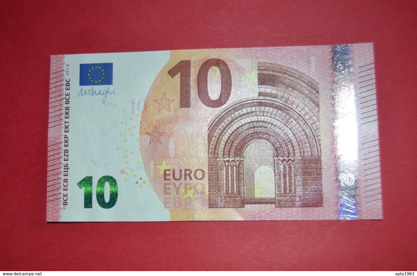 10 EURO NETHERLANDS P001B1 - Draghi - P001 B1 - PA0014216633 - UNC - NEUF - FDS - 10 Euro