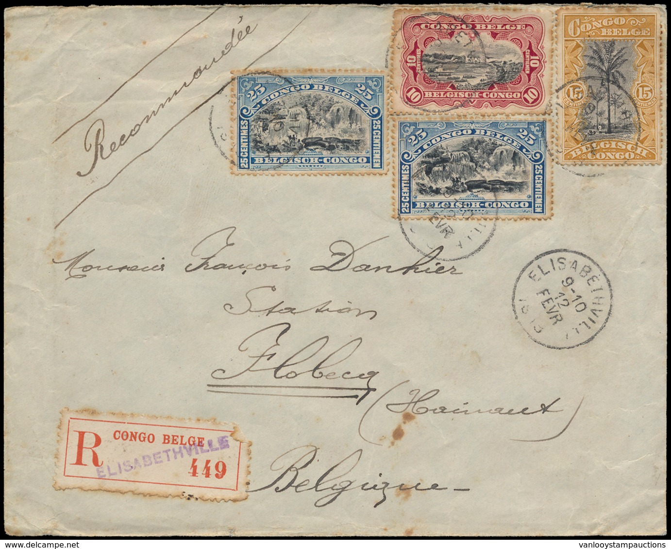 ) 1911/1913, Samenstelling Van 1 - Covers & Documents