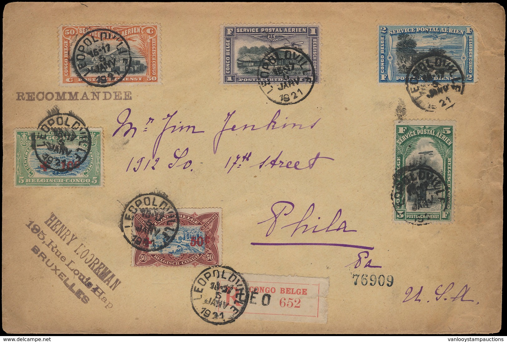 ) 1921, N° 72, 77, PA 1/4, Op Fi - Unused Stamps