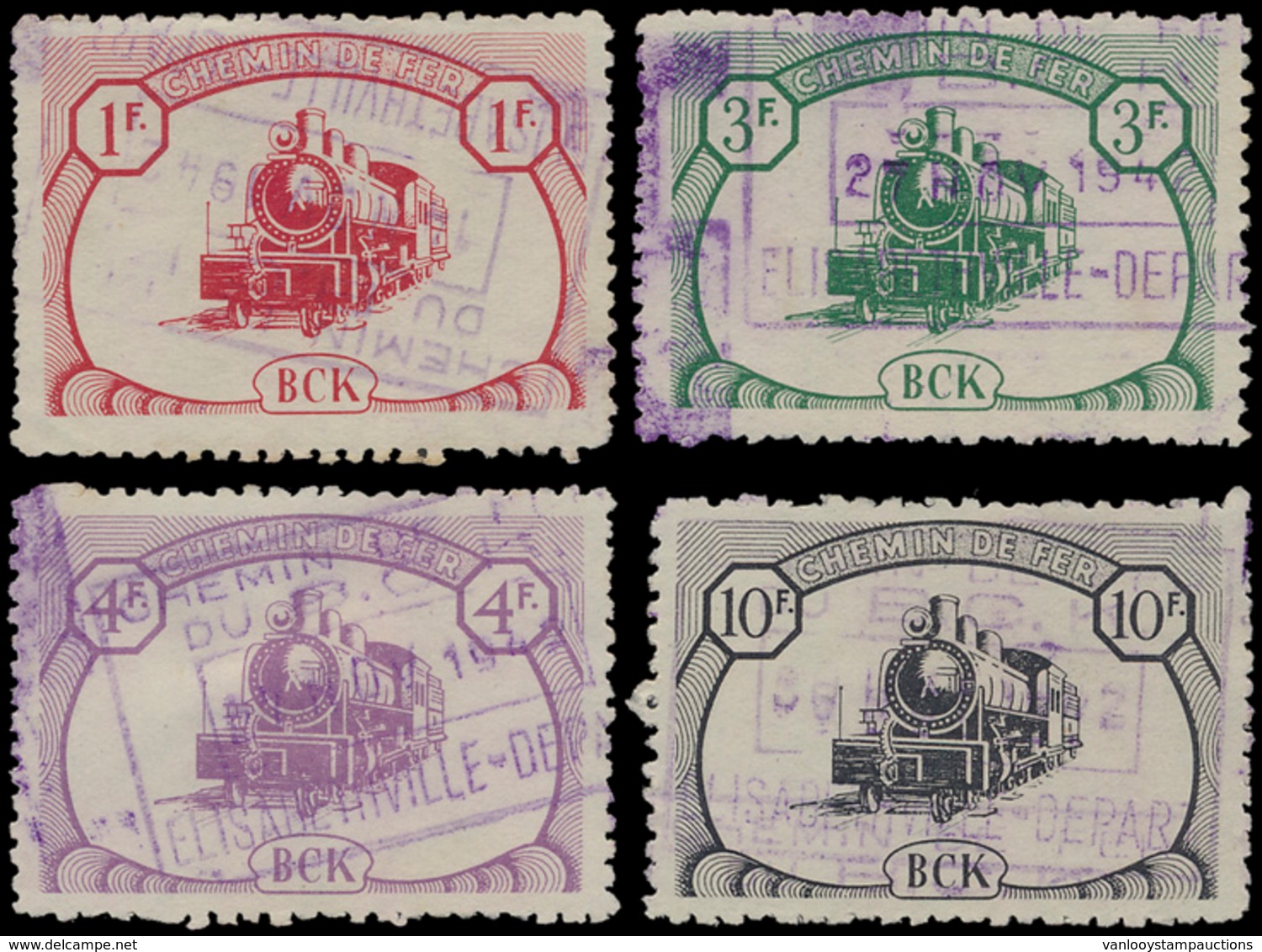 CP 18, 20, 21 En 23 '1F Rood, - Unused Stamps