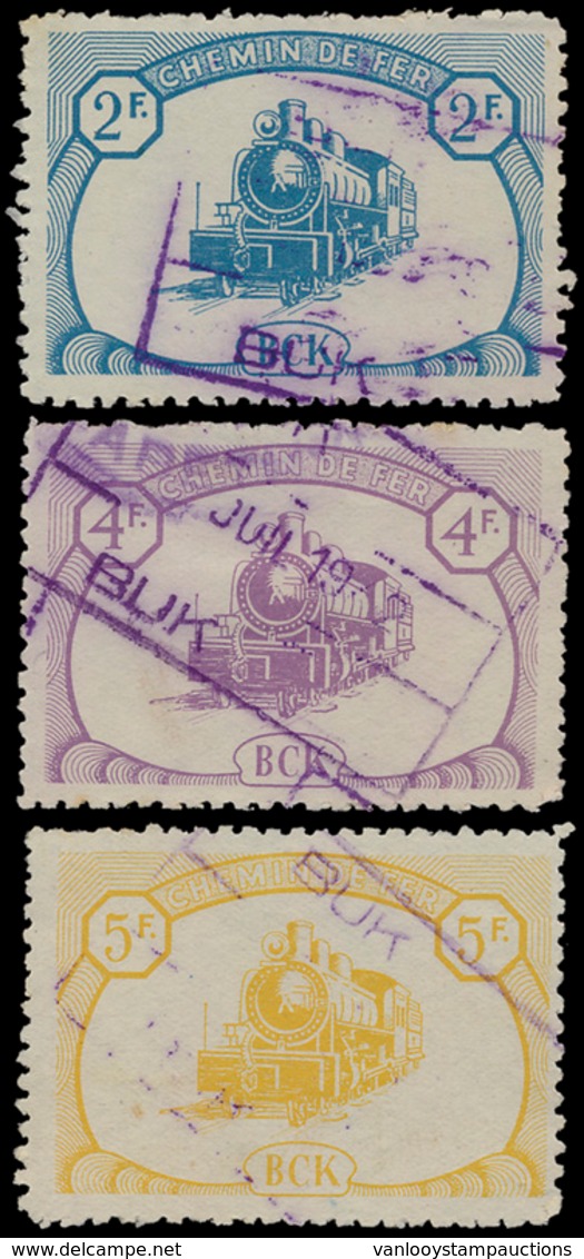 CP 19, CP 21 En CP 22 '2F Blau - Unused Stamps