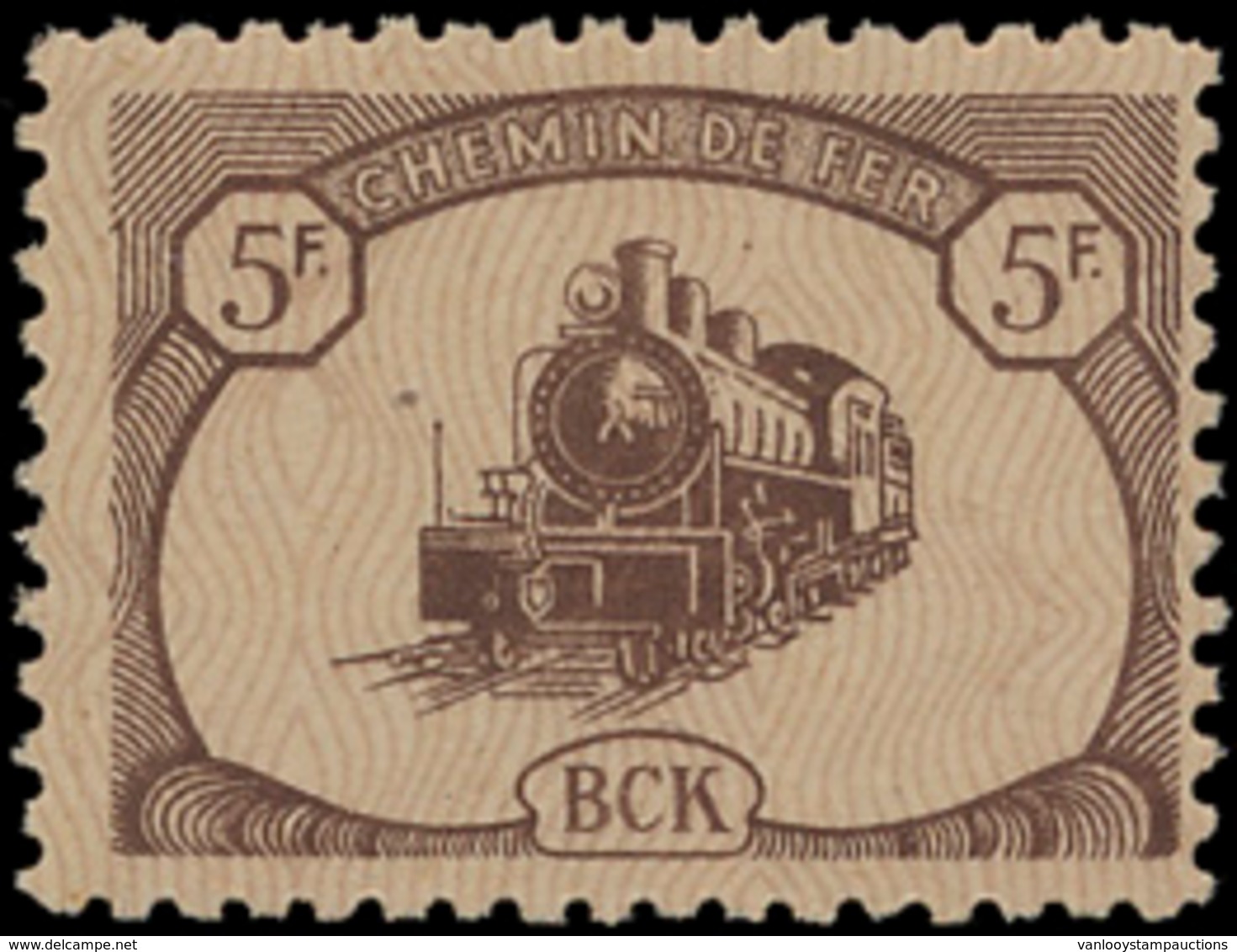 CP 28 '5F Bruin, 2° Reeks IMBE - Unused Stamps