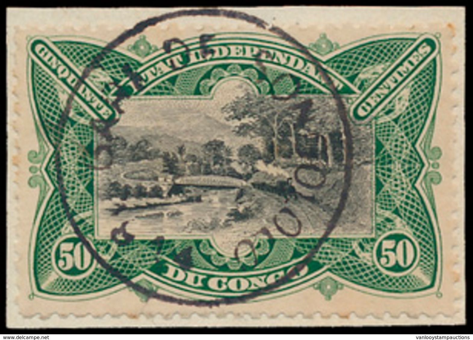 N° 24 '50c Groen Mols 1894' Af - Unused Stamps