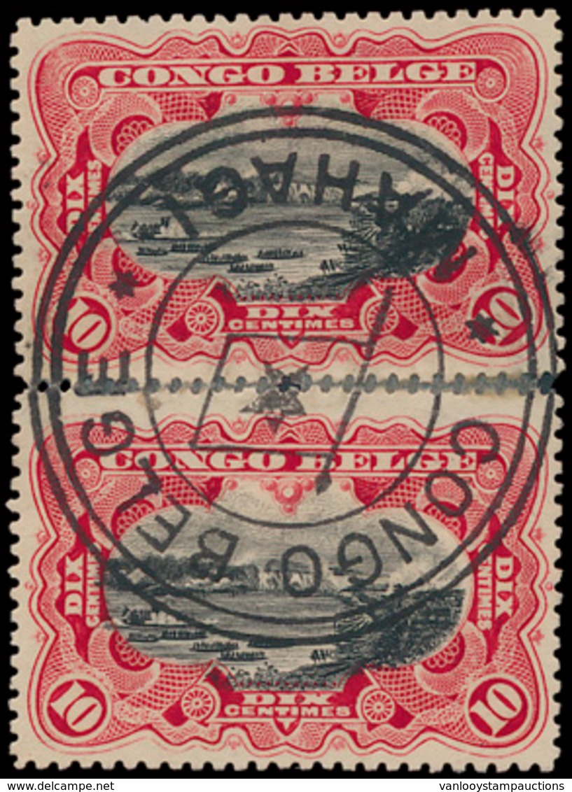 N° 51 '10c Karmijn, ééntalige - Used Stamps