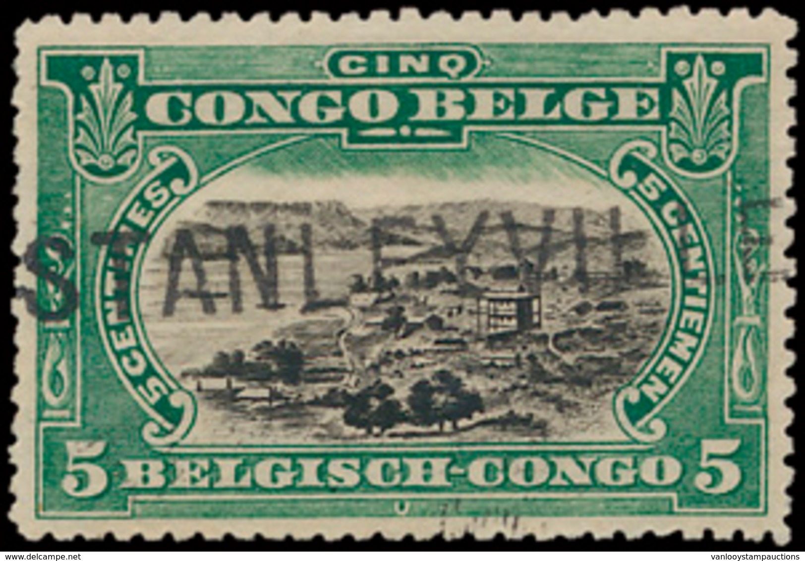 N° 64 '5c Groen, Tweetalig 191 - Used Stamps