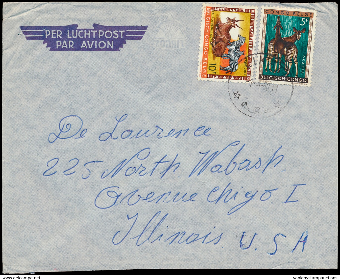 ) 1960, N° 358 En 361 '3F En 10F - Used Stamps